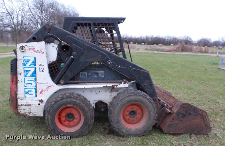 image for item J8679 1993 Bobcat 7753 skid steer