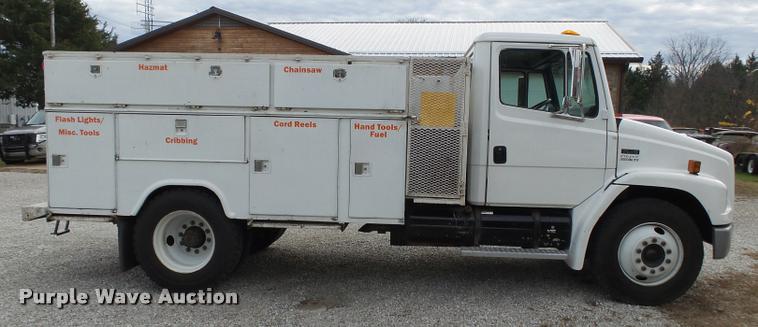 image for item K1015 1995 Freightliner Business Class FL60 utility truck