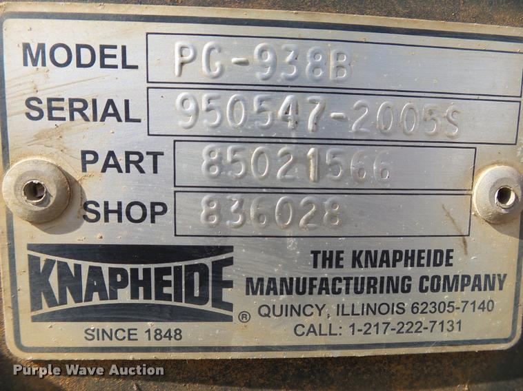 image for item K1031 Knapheide PC-9388 utility bed