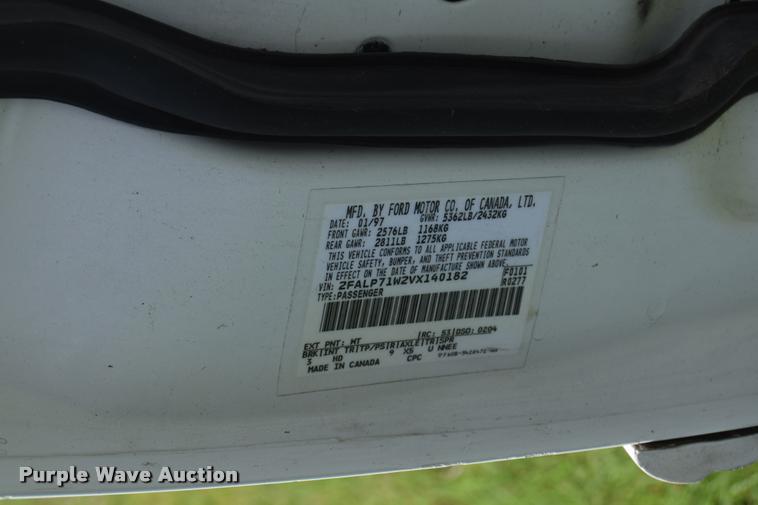 image for item K2824 1997 Ford Crown Victoria Police Interceptor