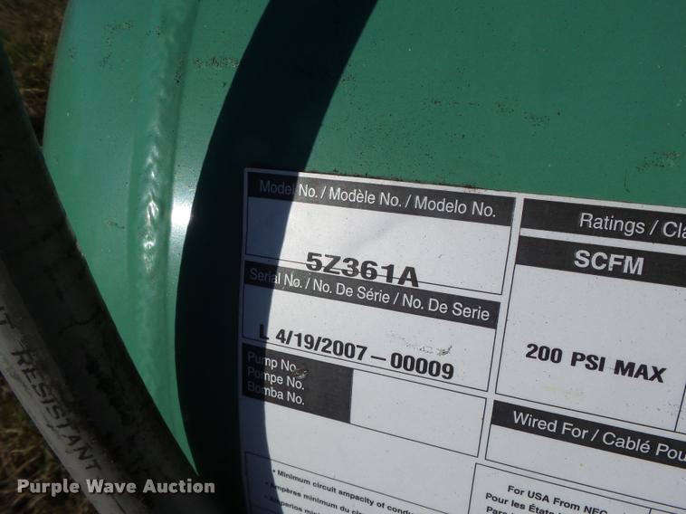 image for item K5516 Fabrique 5Z361A air compressor