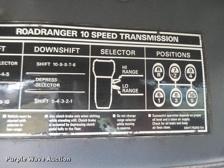 image for item K5518 1995 Ford LTA9000 Aero Max 106 semi truck