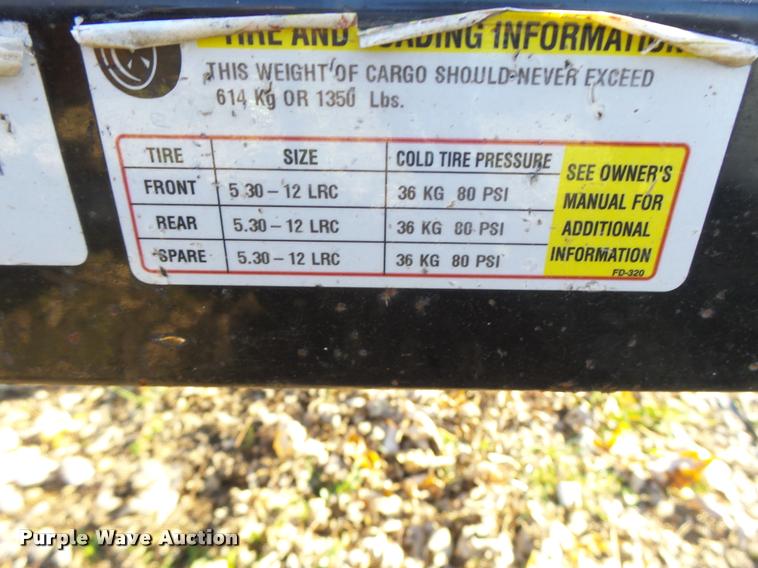 image for item K5520 2006 Fabrique MC14 motorcycle trailer