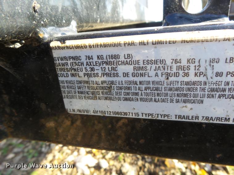 image for item K5520 2006 Fabrique MC14 motorcycle trailer