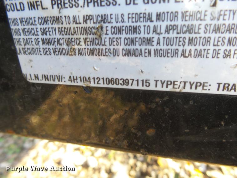 image for item K5520 2006 Fabrique MC14 motorcycle trailer