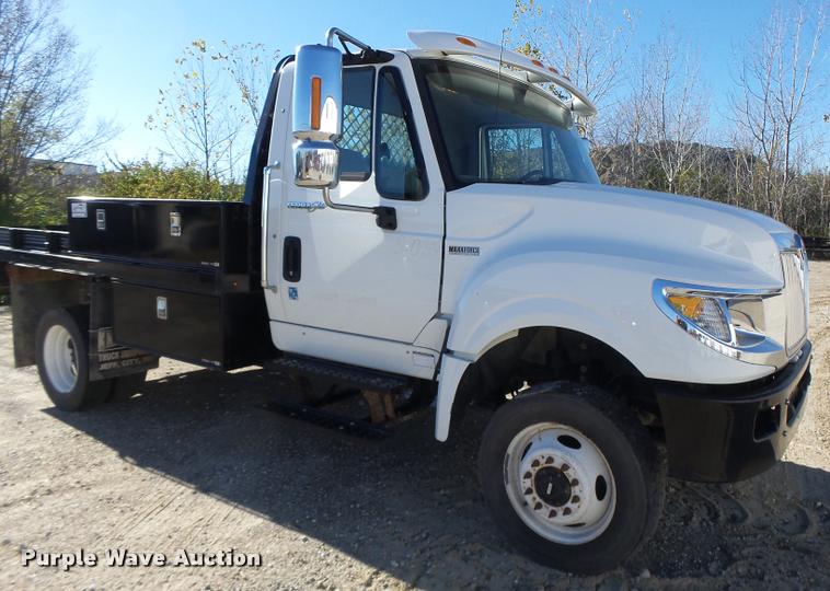 image for item K5575 2014 International TerraStar flat bed truck
