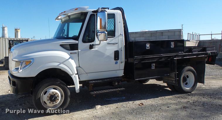 image for item K5575 2014 International TerraStar flat bed truck
