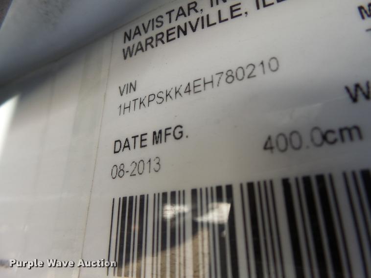 image for item K5575 2014 International TerraStar flat bed truck