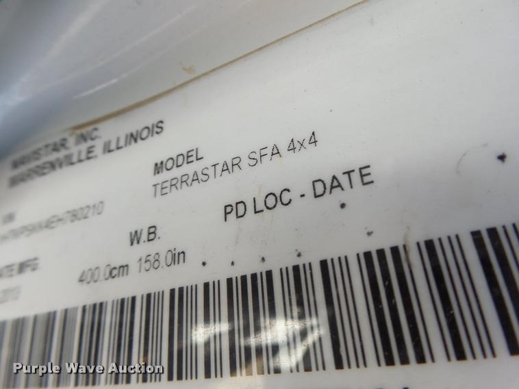 image for item K5575 2014 International TerraStar flat bed truck