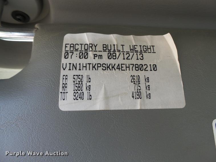 image for item K5575 2014 International TerraStar flat bed truck