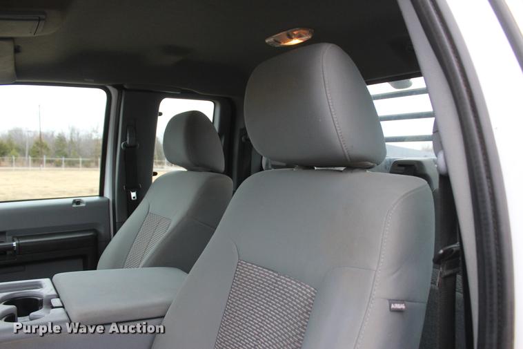 image for item L4935 2012 Ford F350 Super Duty XL SuperCab flatbed pickup truck