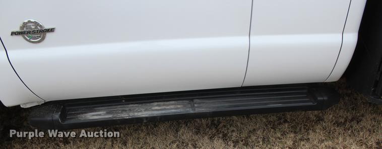 image for item L4935 2012 Ford F350 Super Duty XL SuperCab flatbed pickup truck