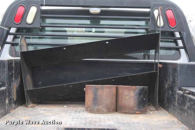 image for item L4935 2012 Ford F350 Super Duty XL SuperCab flatbed pickup truck