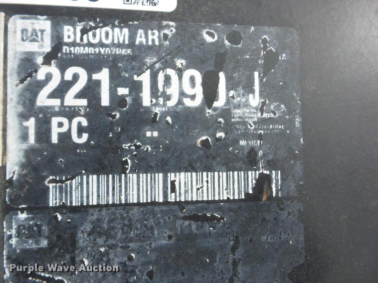 image for item AG9100 2007 Caterpillar BU118 skid steer broom