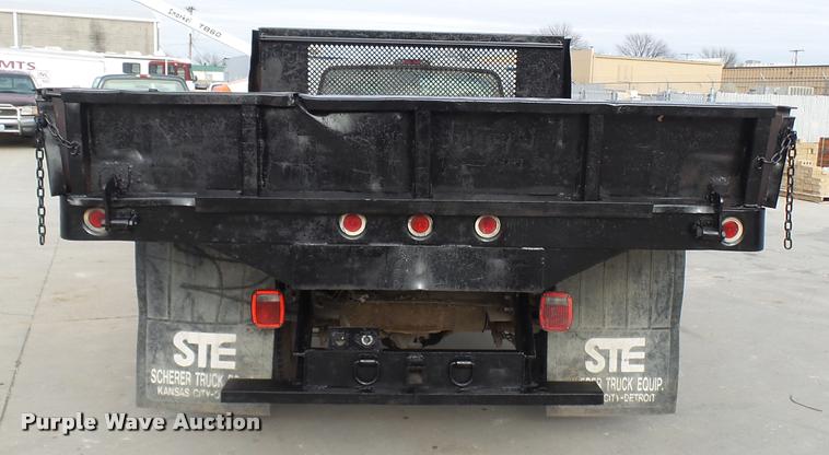 image for item AV9826 1996 Ford F450 Super Duty dump flatbed truck