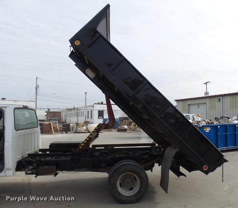 image for item AV9826 1996 Ford F450 Super Duty dump flatbed truck
