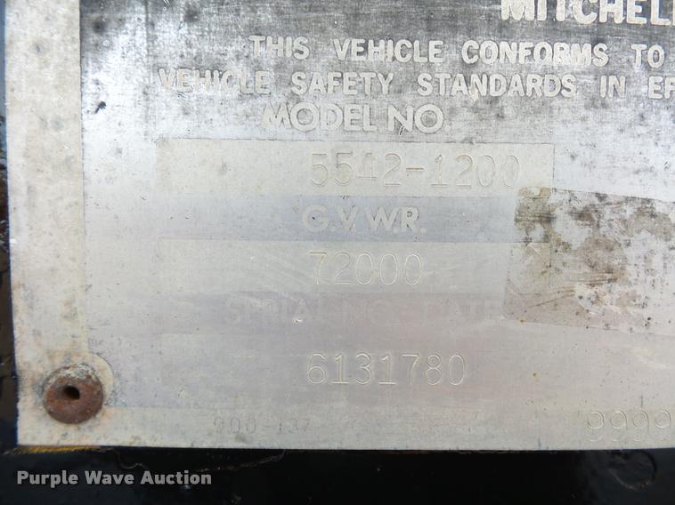 image for item AX9054 1980 Trail-Eze 5542-1200 equipment trailer