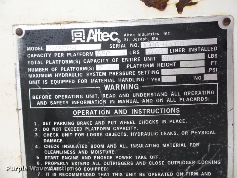 image for item BG9530 1997 Ford F800 Super Duty bucket truck