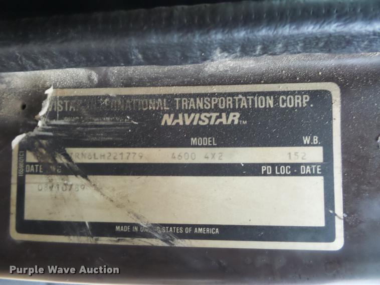 image for item BG9535 1990 International 4600 dump truck