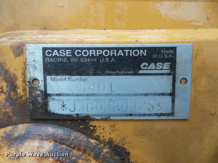 image for item BG9536 1998 Case 580L backhoe