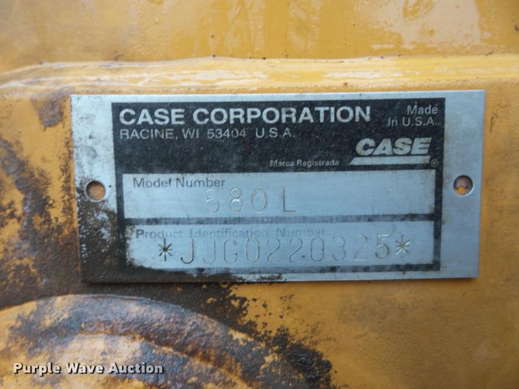 image for item BG9536 1998 Case 580L backhoe