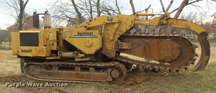 image for item BG9543 1990 Vermeer T-800-HT trencher