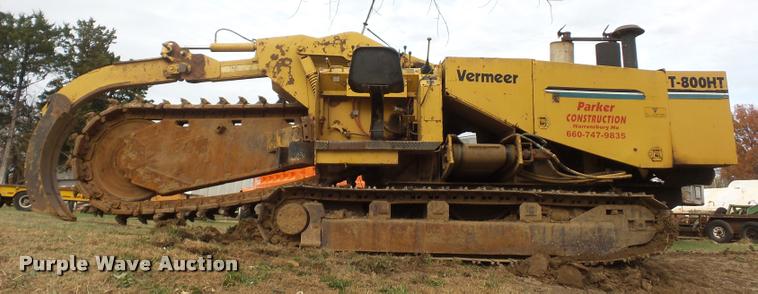 image for item BG9543 1990 Vermeer T-800-HT trencher