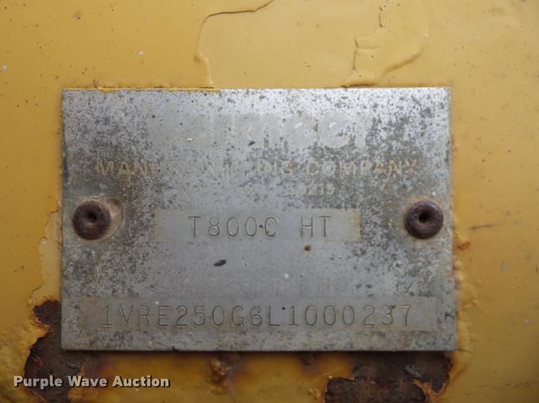 image for item BG9543 1990 Vermeer T-800-HT trencher