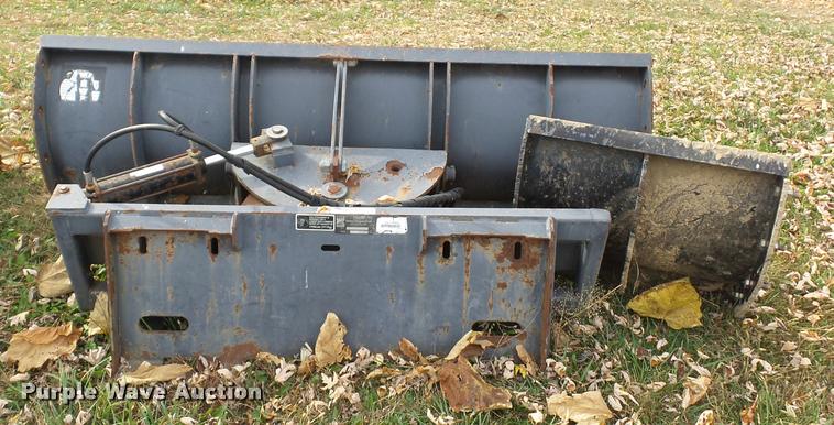 image for item BG9547 Thomas Equipment U-2039 skid steer snow plow