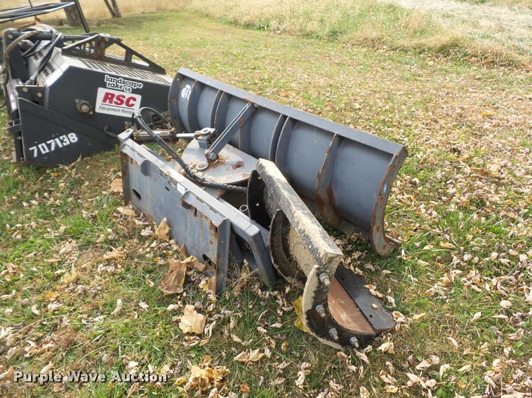 image for item BG9547 Thomas Equipment U-2039 skid steer snow plow
