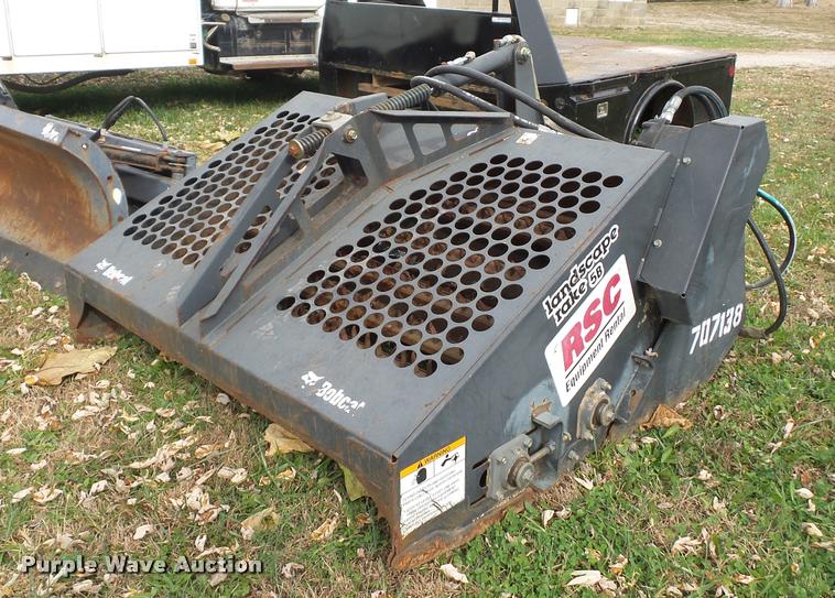 image for item BG9548 Bobcat LR5B skid steer landscape rake