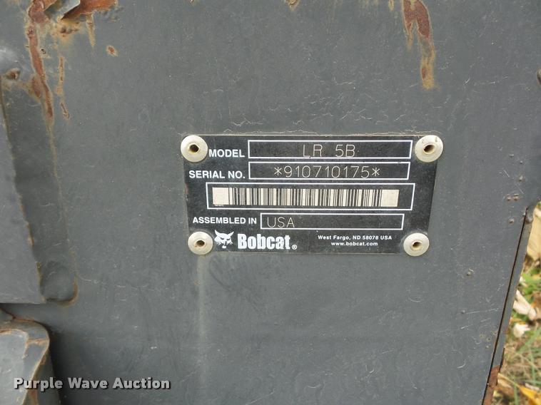 image for item BG9548 Bobcat LR5B skid steer landscape rake