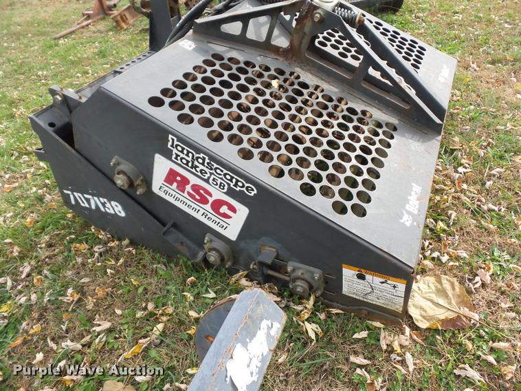image for item BG9548 Bobcat LR5B skid steer landscape rake