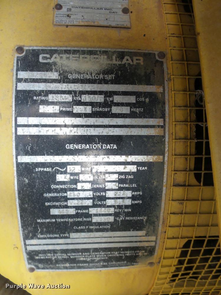 image for item BG9563 Caterpillar generator