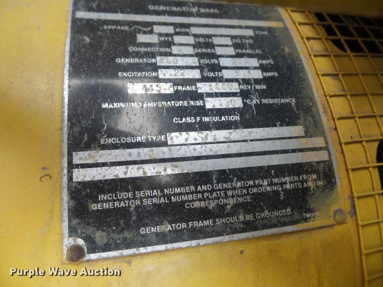 image for item BG9563 Caterpillar generator