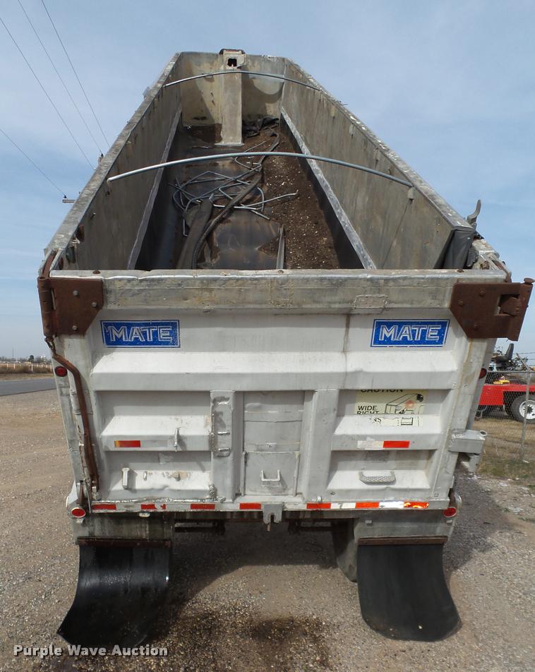 image for item BJ9293 1991 Mate end dump trailer