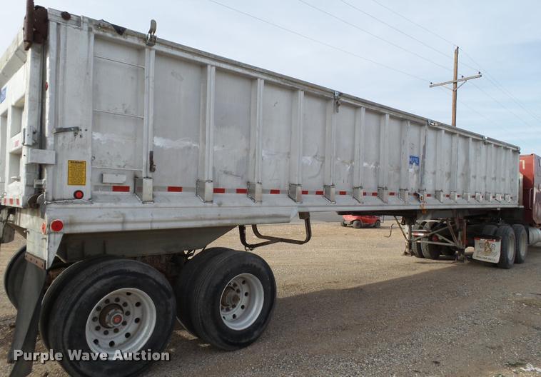 image for item BJ9293 1991 Mate end dump trailer