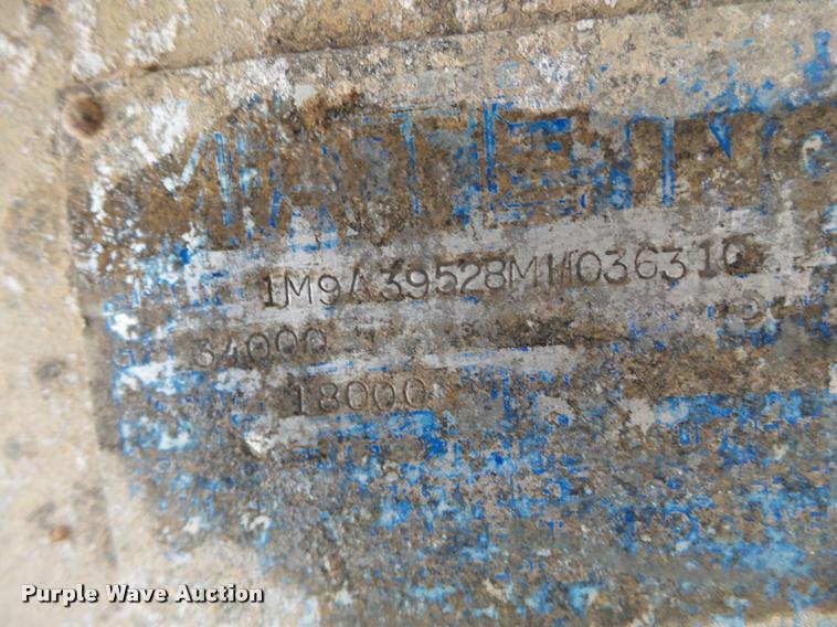 image for item BJ9293 1991 Mate end dump trailer