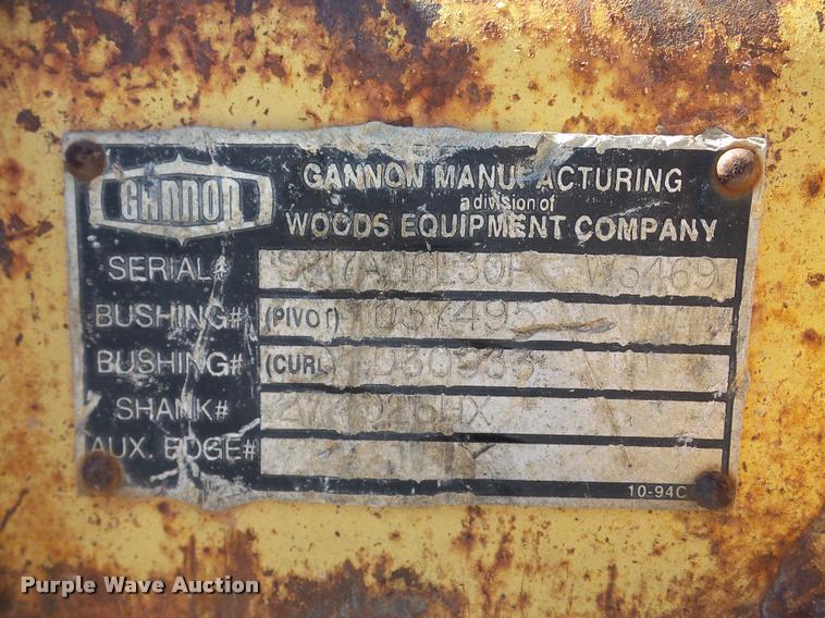 image for item BR9001 Gannon backhoe bucket