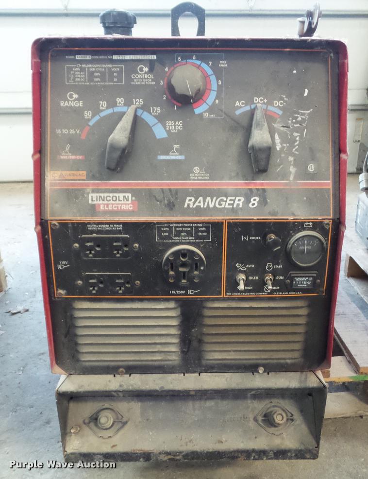 image for item BZ9958 Lincoln Ranger 8 welder/generator