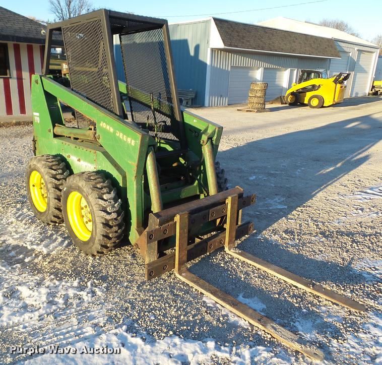 image for item BZ9960 John Deere 170 skid steer
