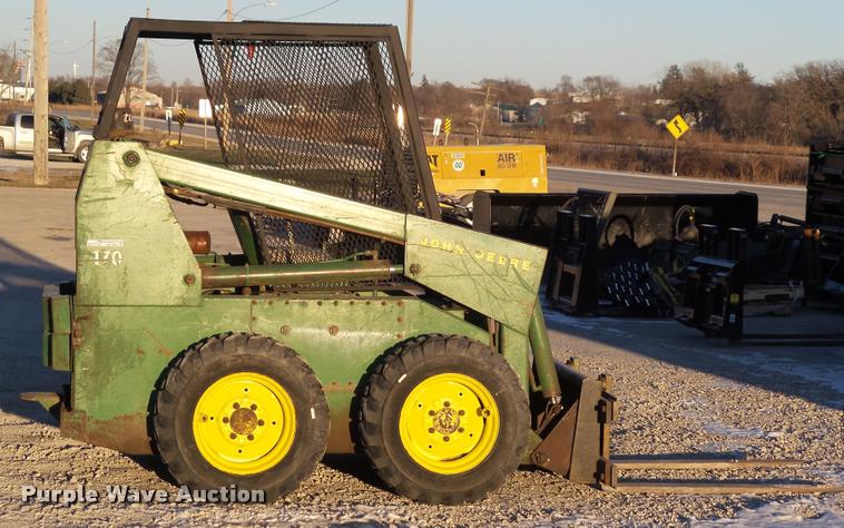 image for item BZ9960 John Deere 170 skid steer