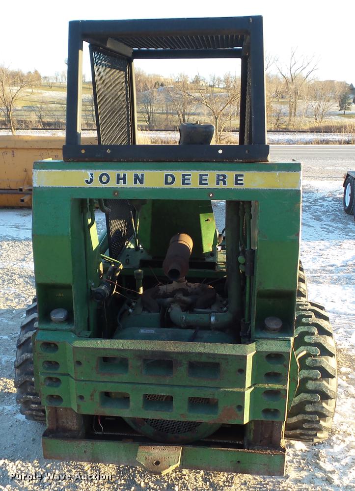 John Deere 170 skid steer in Anita, IA Item BZ9960 sold Purple Wave