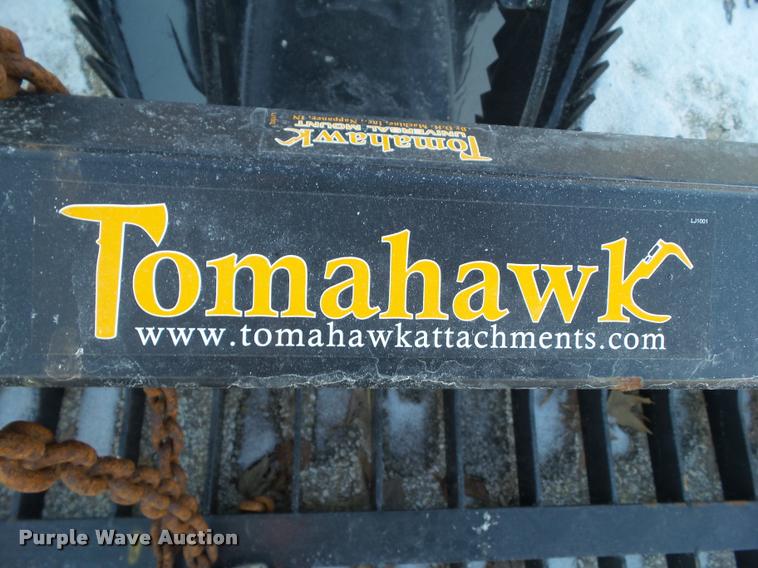 image for item BZ9965 Tomahawk skid steer rock bucket