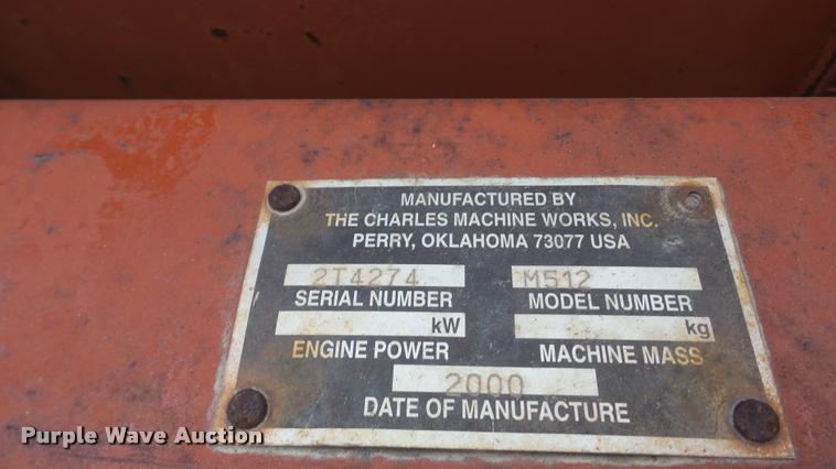 image for item DA2191 Ditch Witch 7510 trencher