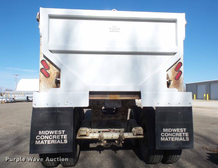 image for item DA3829 2007 Clement Rockstar barrel bed end dump trailer