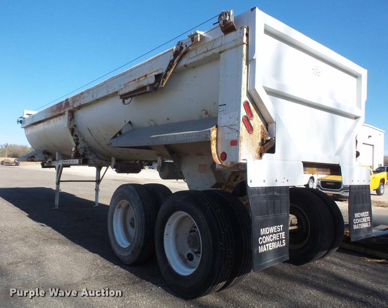 image for item DA3829 2007 Clement Rockstar barrel bed end dump trailer