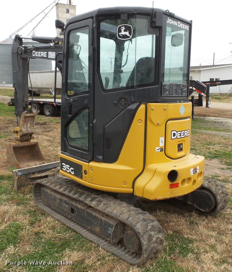 2013 John Deere 35G compact excavator in Rushville, MO Item DA3834