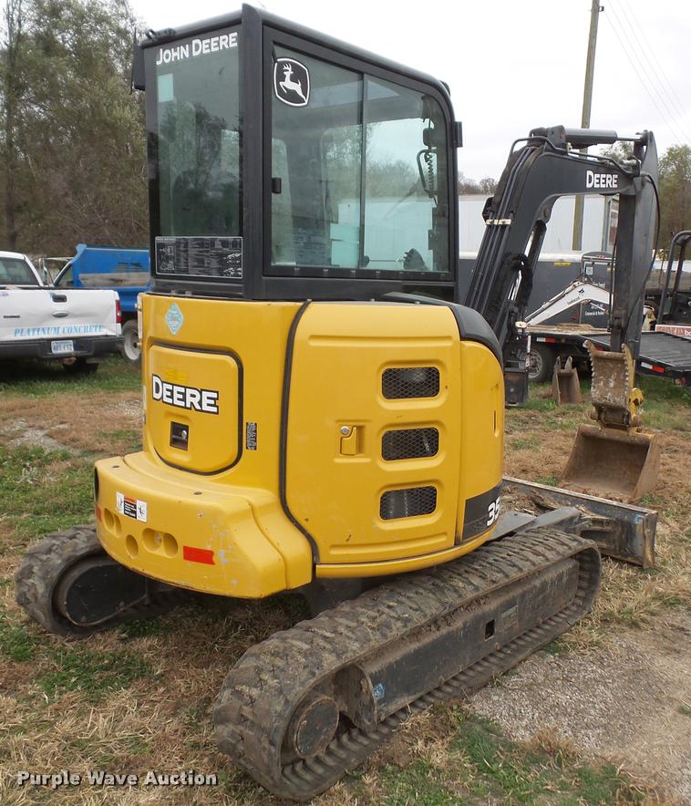 image for item DA3834 2013 John Deere 35G compact excavator