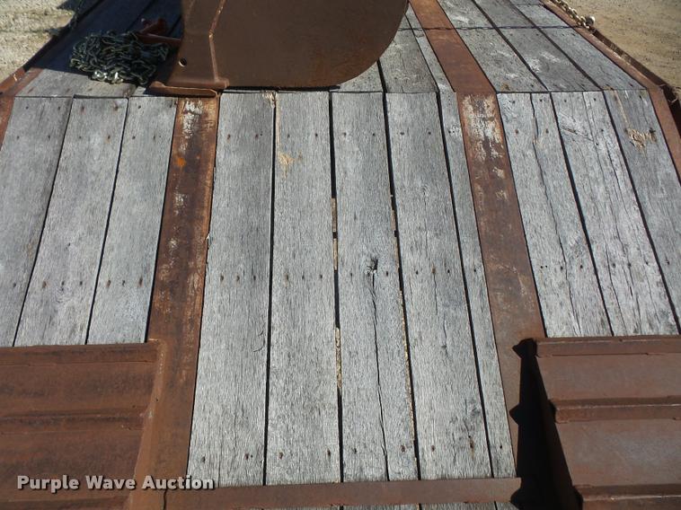 image for item DA3976 1985 MTBI lowboy equipment trailer